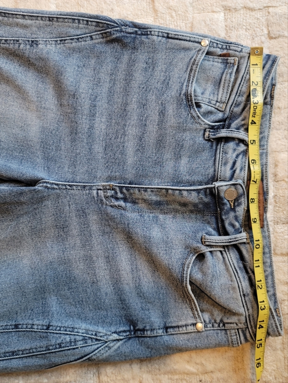 EUC JUDY BLUE Joy High Rise Side Seam Retro Wide Leg Medium Wash Jeans Size 9/29 - Picture 9 of 16